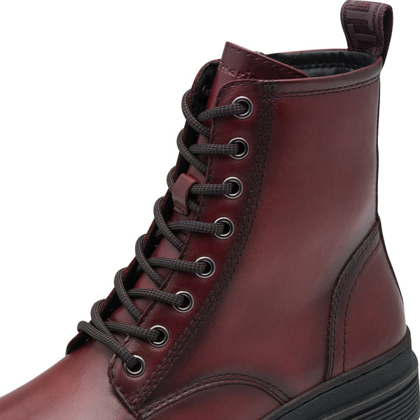 Tamaris | Leather Ankle Boot | 25230 | Red