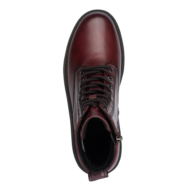 Tamaris | Leather Ankle Boot | 25230 | Red