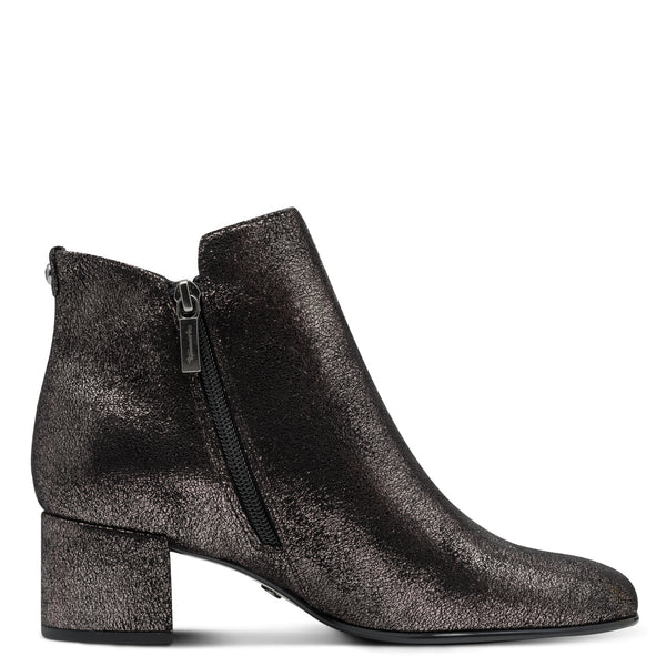 Tamaris | Heeled Ankle Boot | 25354 | Pewter