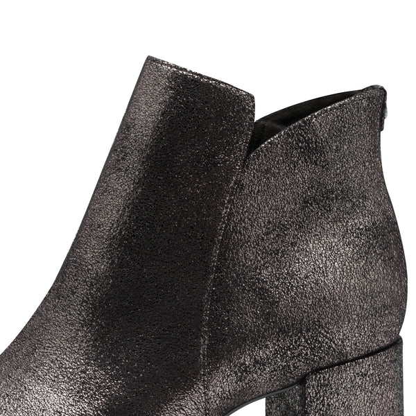 Tamaris | Heeled Ankle Boot | 25354 | Pewter