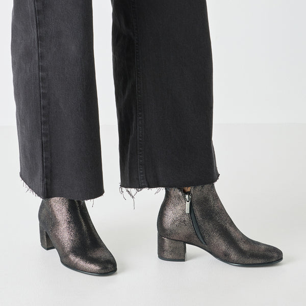 Tamaris | Heeled Ankle Boot | 25354 | Pewter