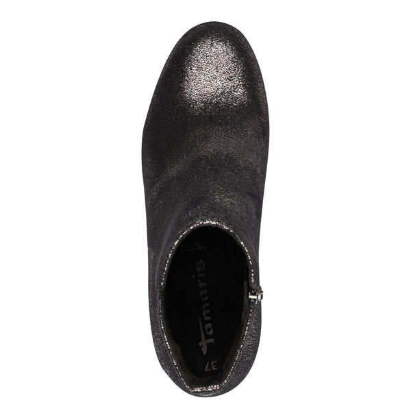 Tamaris | Heeled Ankle Boot | 25354 | Pewter