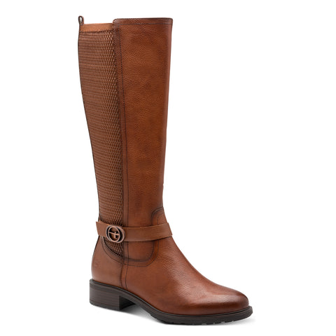 Tamaris | Long Stretch Boot | 25618 | Cognac