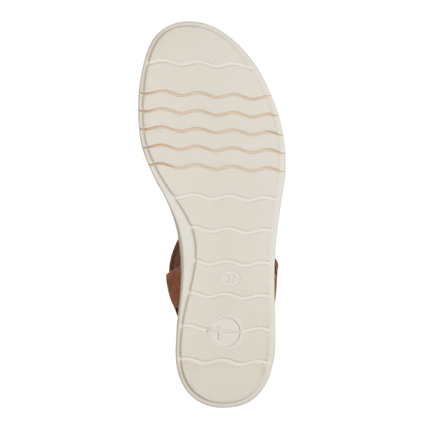 Tamaris Flatform Sandal 28216 | Cognac