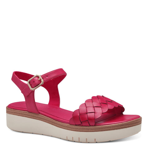 Tamaris Flatform Sandal 28216 | Fushia