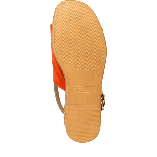 Tamaris Wedge Sandal 28393 | Orange