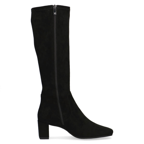 Caprice / 25547 Long Heeled Stretch Boot / Black
