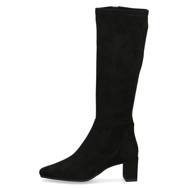 Caprice / 25547 Long Heeled Stretch Boot / Black