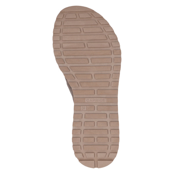 Caprice Chunky Soled Sandal 27202 | Taupe Metallic