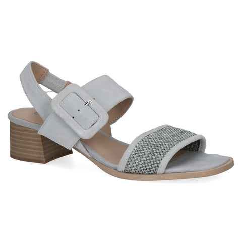 Caprice Heeled Sandal 28203 | Light Blue