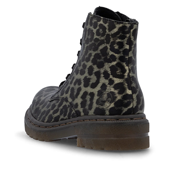 Rieker | 78240-90 Leopard Chunky Ankle Boot