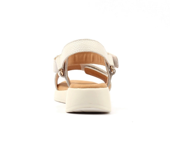 LUNAR | Lark white leather | Sandal