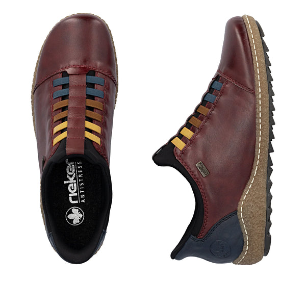 Rieker | L7562-35 Ready2GO Slip On Shoe | Dark Red