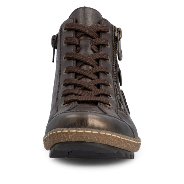 Rieker | Leopard Detail Trainer Boot | L7514-25 | Brown