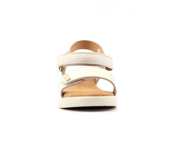 LUNAR | Lark white leather | Sandal
