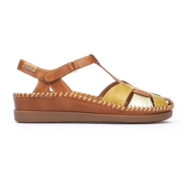 Pikolinos | Cadaques W8K-0847C1 Closed Toe Sandal | Brandy