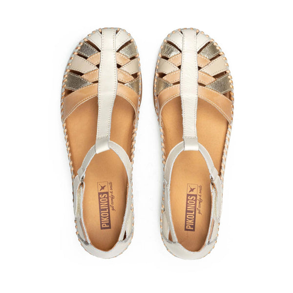 Pikolinos | Cadaques W8K-0705C1 Closed Toe Sandal | Cream Multi