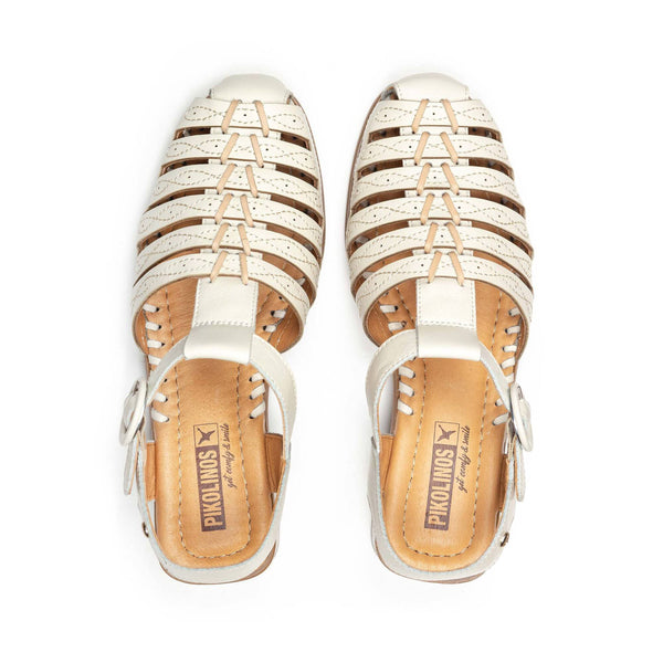 Pikolinos | Romana W9G-1577 Heeled Sandal | Cream