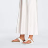 Gizeh | Leather | Flower Embellishment | White | ONLINE EXCLUSIVE