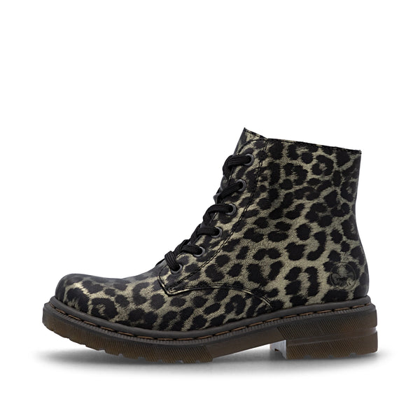 Rieker | 78240-90 Leopard Chunky Ankle Boot