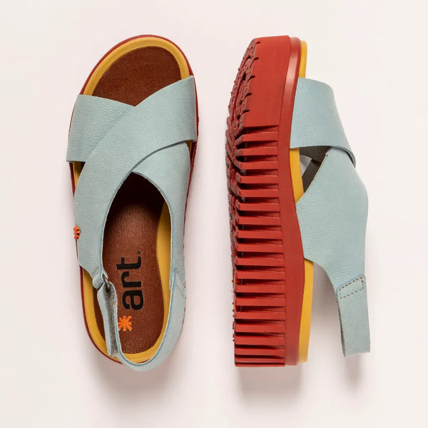 Art | Brighton Sandal 1574 | Hawaii Blue/Brick