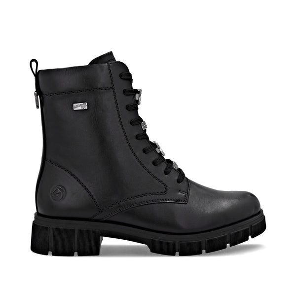 Remonte | Chunky Embellished Detail Ankle Boot | D2S73-00 | Black