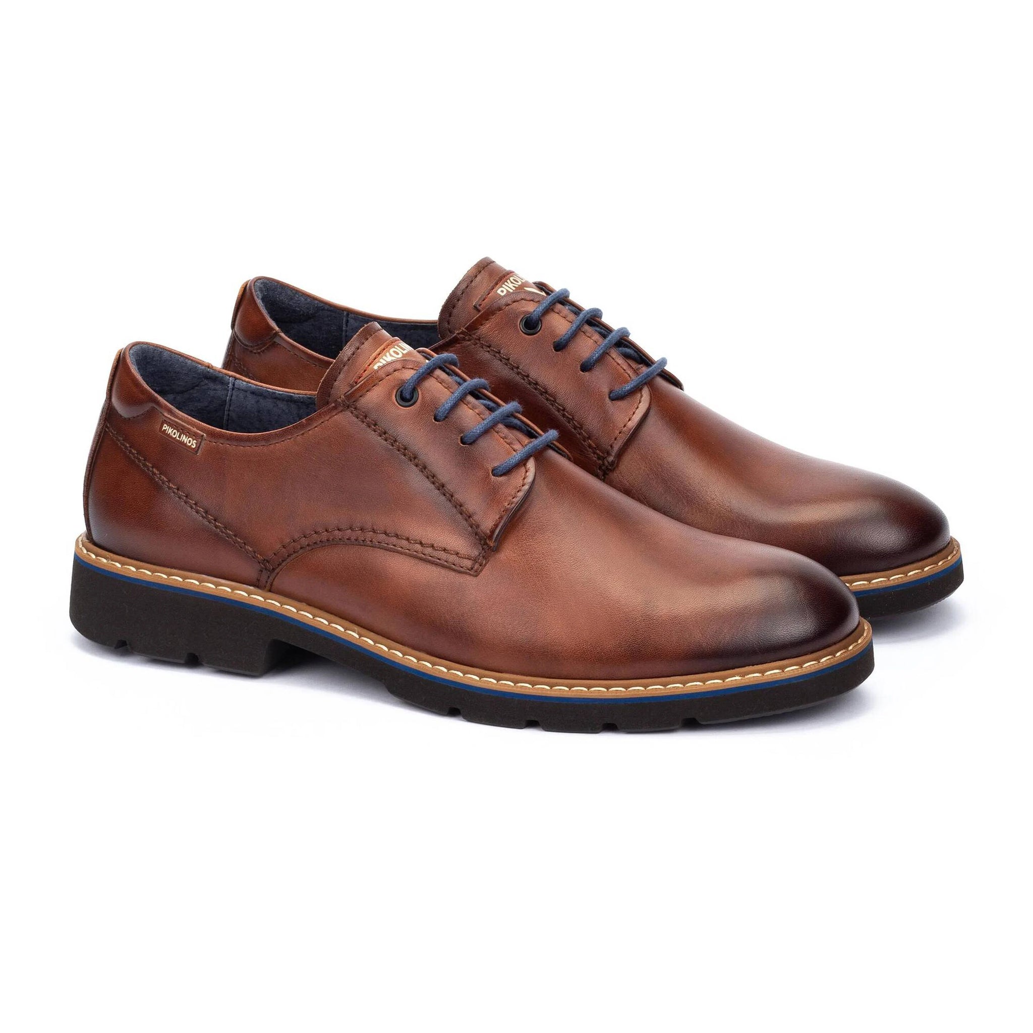 Pikolinos | Alarcon Lace - Up Shoe | M7D-4289 | Cognac