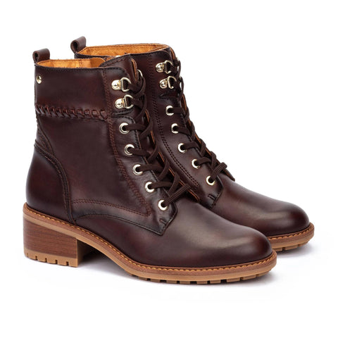 Pikolinos | Medina Heeled Ankle Boot | W0D-8672 | CAOBA