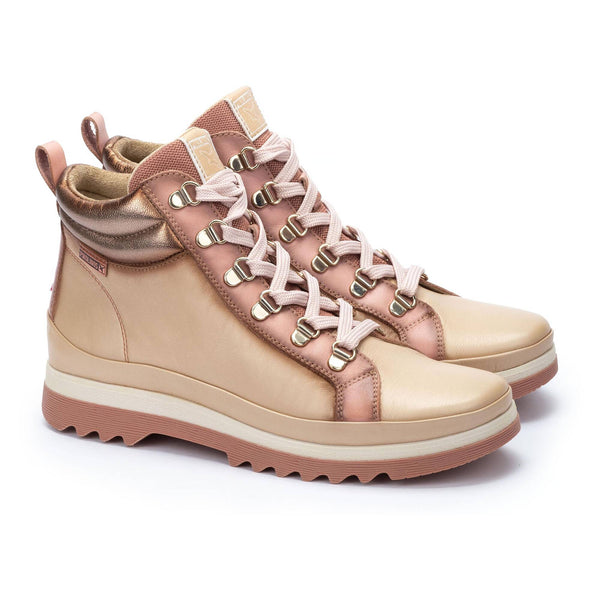 Pikolinos | Vigo Charity Ankle Boots | W3W-8564CPC1 | Cream/Pink