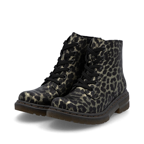 Rieker | 78240-90 Leopard Chunky Ankle Boot