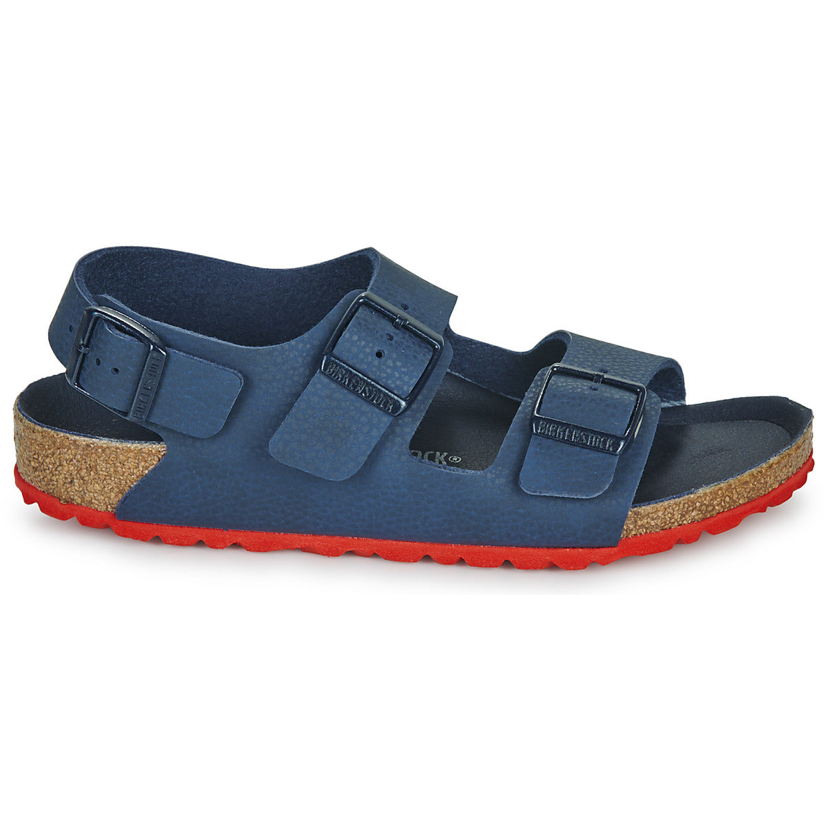 Birkenstock Kids | Milano Kinder | Desert Soil | Blue/Red | ONLINE EXCLUSIVE