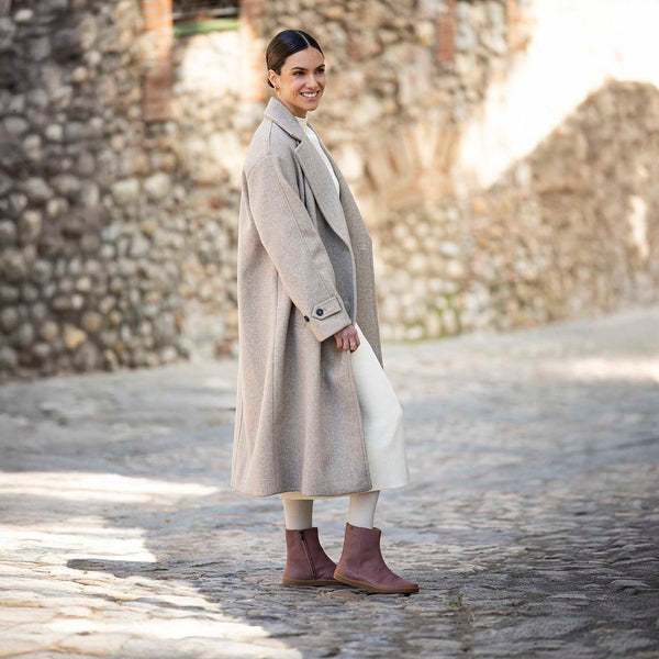 El Naturalista | N5918 | Soft Nappa Amarone/ Origen | Barefoot Ankle Boot