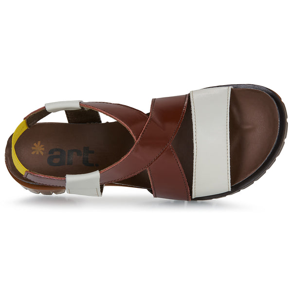 Art | Malibu Heeled Sandal 1921 | Bordeaux/Cream