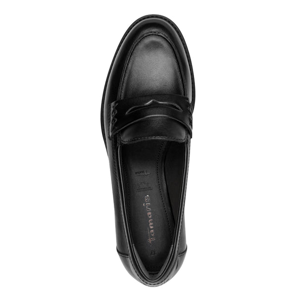 Tamaris | 24660 -45 Black Leather | Women’s Loafer
