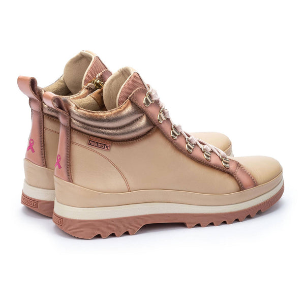 Pikolinos | Vigo Charity Ankle Boots | W3W-8564CPC1 | Cream/Pink