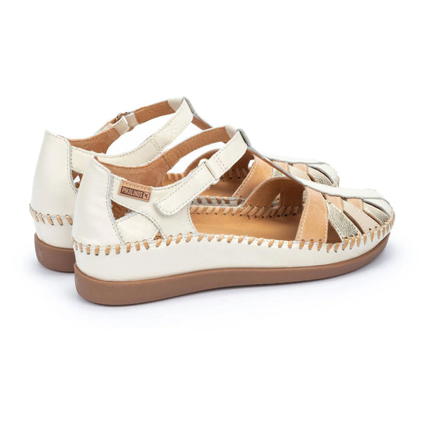 Pikolinos | Cadaques W8K-0705C1 Closed Toe Sandal | Cream Multi