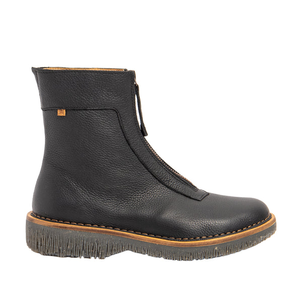 El Naturalista | N5581 | Arizona Black / Volcano | Barefoot Ankle Boot