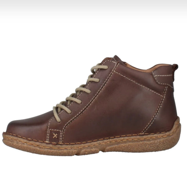 Josef Seibel | Neele 71 Moro | Women’s Leather Ankle Boot with Zip & Lace