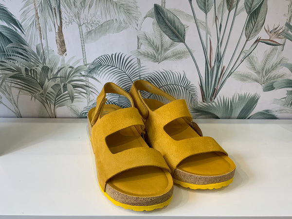 Yokono | Lanka -261 Mostaza | Suede Ankle Strap Sandal