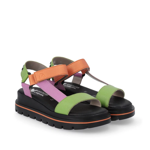 Rieker | Leather Sandals | W1651-90 | Multicolour