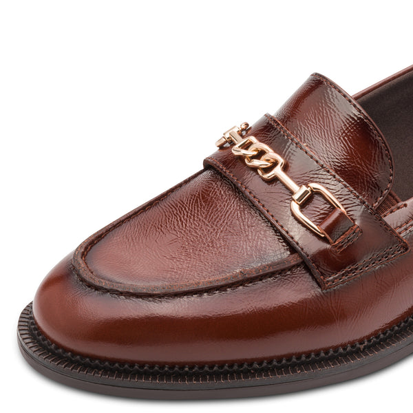 Tamaris | 24255 Cognac  | Women’s Leather Loafer
