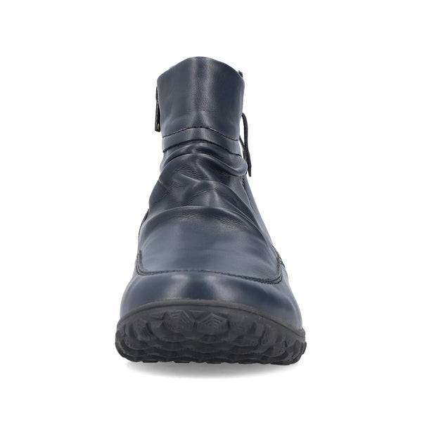 Rieker | 59585-14 Wide Fit Soft Ankle Boot | Navy