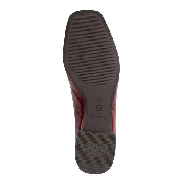Tamaris | 24316-43 Red Patent | Heeled Women’s Loafer