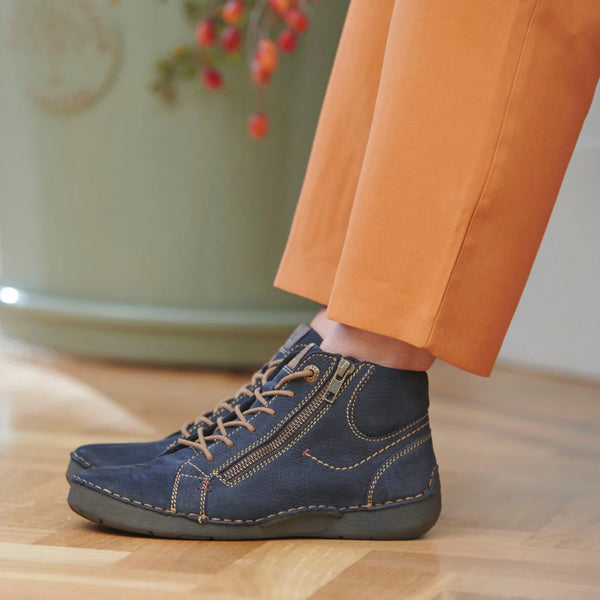 Josef Seibel | Fergey 67 Casual Lace Up Ankle Boot | Ocean,