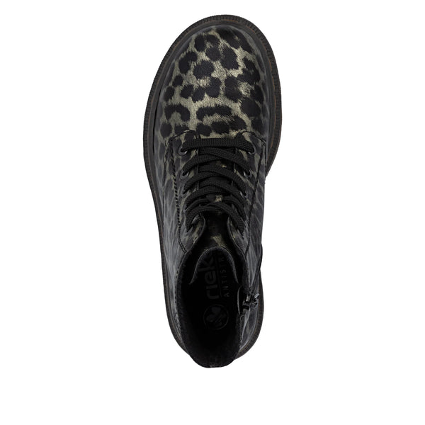 Rieker | 78240-90 Leopard Chunky Ankle Boot