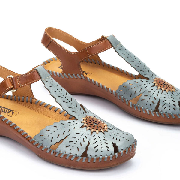 Pikolinos | P.Vallarta 655-0841C1 Closed Toe Sandal | Denim