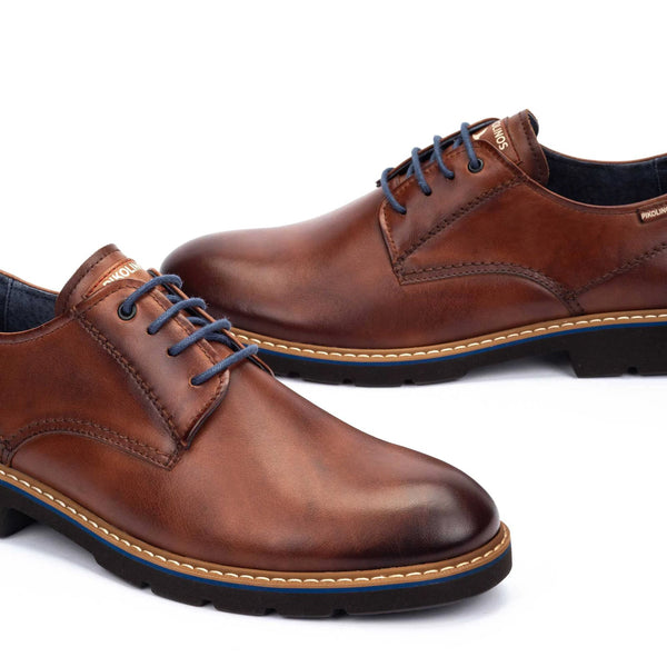 Pikolinos | Alarcon Lace - Up Shoe | M7D-4289 | Cognac