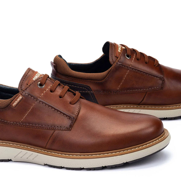 Pikolinos | Bilbao Lace - Up Shoe | Cognac