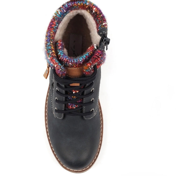 LUNAR | Tabasco Navy Waterproof Boot