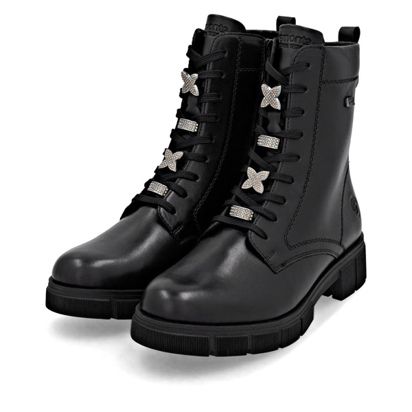 Remonte | Chunky Embellished Detail Ankle Boot | D2S73-00 | Black